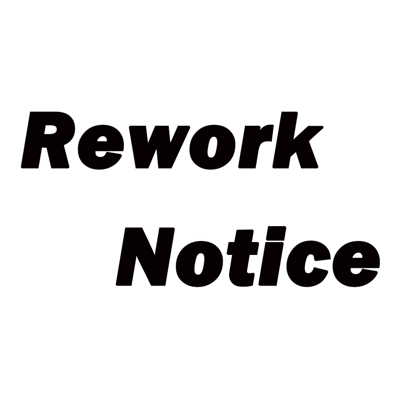 Aviso de retrabajo